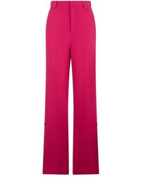RED Valentino - Wide Trousers - Lyst