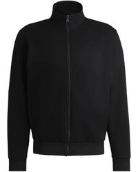 HUGO - H-Shepherd 100 Zip-Through Sweatshirt - Lyst