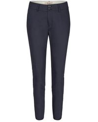Mos Mosh - Broeken ,Blauw ,Katoen Nachtbroek Met Ribboorden - Lyst