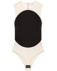 Courreges - Ärmelloses Top Mit Kontrastierendem Kreisförmigem Panel - Lyst