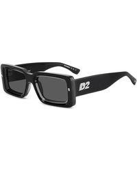 DSquared² - Zwart Grijze Zonnebril - Lyst
