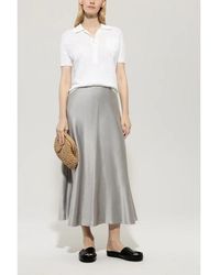 Luisa Cerano - Satinskirt Mit Elastischem Bund - Lyst