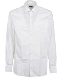 Zegna Zakelijke Overhemden - - Heren - Wit