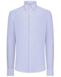 Rrd - Overhemden ,Blauw ,Oxford Jacquard Shirt - Lyst