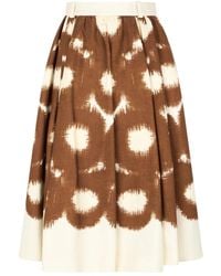 Prada - Midi Skirts - Lyst
