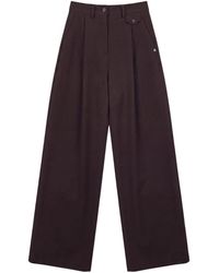 Ottod'Ame - Broeken ,Bruin ,Wijde Broek - Lyst