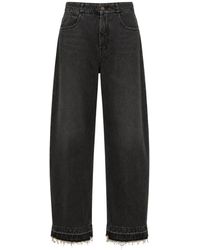 People - Marion Barrel Crop Jeans - Lyst