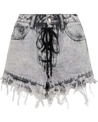 FK - Denim Shorts - Lyst