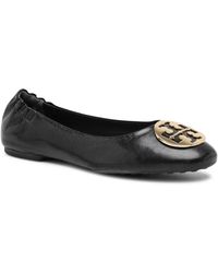 Tory Burch - Schoenen ,Zwart ,Leer Elegante Ballerina's - Lyst