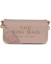Marc Jacobs - Geprägte leder-minibag mit verstellbarem riemen - Lyst