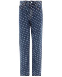 Alexander Wang - Ez Mid-Rise Straight-Leg Jeans - Lyst