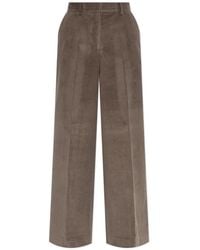 Officine Generale - Wide Trousers - Lyst