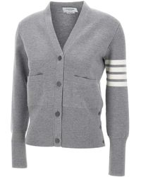 Thom Browne - Truien & Vesten ,Grijs ,Cardigans - Lyst