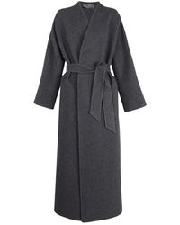 Cortana - Jassen ,Blauw ,Katoen Lange Double-Face Jas - Lyst