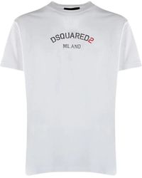 DSquared² - T-Shirt Met Logoprint - Lyst