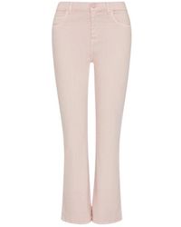 Marella - Monochrome genova bootcut jeans rosa - Lyst