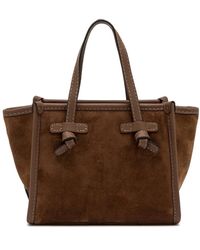 Gianni Chiarini - Marcella o schultertasche,miss marcella suede mini tote bag - Lyst