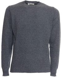 FILIPPO DE LAURENTIIS - Graue Strickwaren Für Herren Aw23 - Lyst
