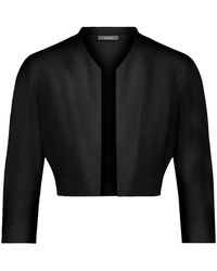 Vera Mont - Jassen ,Zwart ,Veelzijdige Jersey Bolero Jas - Lyst