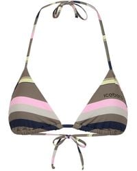 Iceberg - Badmode ,Veelkleurig ,Gestreept Bikini Top - Lyst
