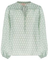 Mc2 Saint Barth - Sommer Oversize Shirt Mit Elastischen Bündchen - Lyst