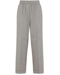 Peserico - Straight Trousers - Lyst