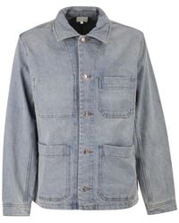 A.P.C. - Denim Jackets - Lyst