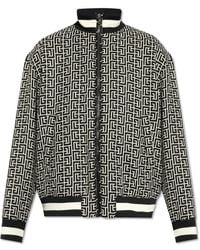 Balmain - 'Monogramm' reversibler Bomberjacke - Lyst