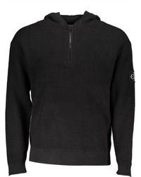 Calvin Klein - Halfzip Gebreide Hoodie - Lyst