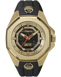 Timex - Accessoires ,Zwart ,Synthetisch Sporthorloge Met Band - Lyst