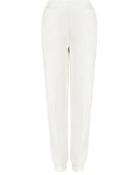 Emporio Armani - Broeken ,Wit ,Cozy Jogger Trainingsbroeken - Lyst