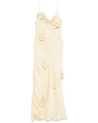 Twist & Tango - Gelbes Blumiges Drapiertes Kleid - Lyst