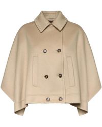 Max Mara - Jassen ,Bruin ,Kasjmier Meandro Cape - Lyst