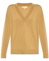 MICHAEL Michael Kors - V-Neck Knitwear - Lyst