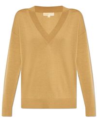 Michael Kors - V-Neck Knitwear - Lyst