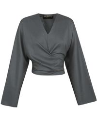 Cortana - Oversized V-Hals Top - Lyst