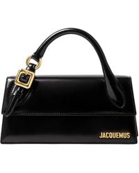 Jacquemus - Schwarze Leder Umhängetasche - Lyst