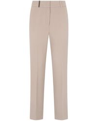 Peserico - Straight Trousers - Lyst