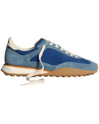 HOFF - Schoenen ,Blauw ,Blauwe Sneaker Met Witte Achterkant Detail - Lyst