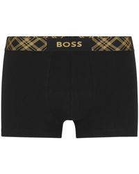 BOSS - Set regalo uomo in cotone con boxer e calze con dettagli luccicanti - Lyst