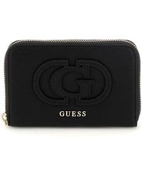 Guess - Eco Ali Geldbörse Kartenhalter Schwarz - Lyst