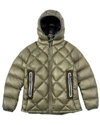 and wander - Jassen ,Groen ,Nylon Diamond Stitch Down Jacket - Lyst