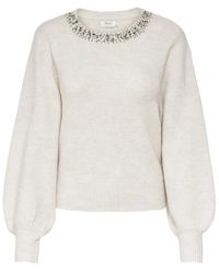 ONLY - Round-Neck Knitwear - Lyst