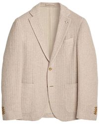 L.B.M. 1911 - B.M. 1911, ,Jassen ,Wol Jersey Americana Slim Fit - Lyst