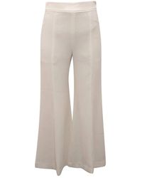 Twinset - Blau Hose Mit Seitlichem Reißverschluss - Lyst