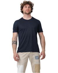 Gran Sasso - Tops ,Blauw ,Ronde Hals T-Shirt - Lyst