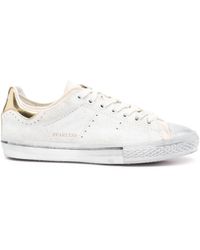HIDNANDER - Schoenen ,Wit ,Katoen Starless Low Leren Sneakers - Lyst