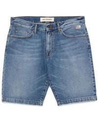 Roy Rogers - Korte Broeken ,Blauw ,Denim Blauwe Denim Shorts - Lyst