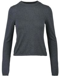 Calvin Klein - Truien & Vesten ,Grijs ,Katoen Sottogiacca - Lyst