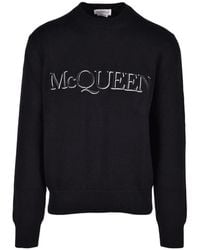 McQueen - Round-Neck Knitwear - Lyst
